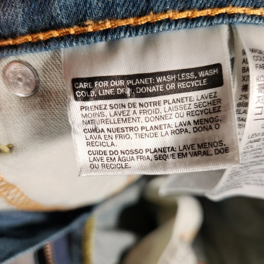 Levi's Jeans Men's 31X29 (Tag 30X32) 511‎ Performance Slim Fit CUT-OFFS